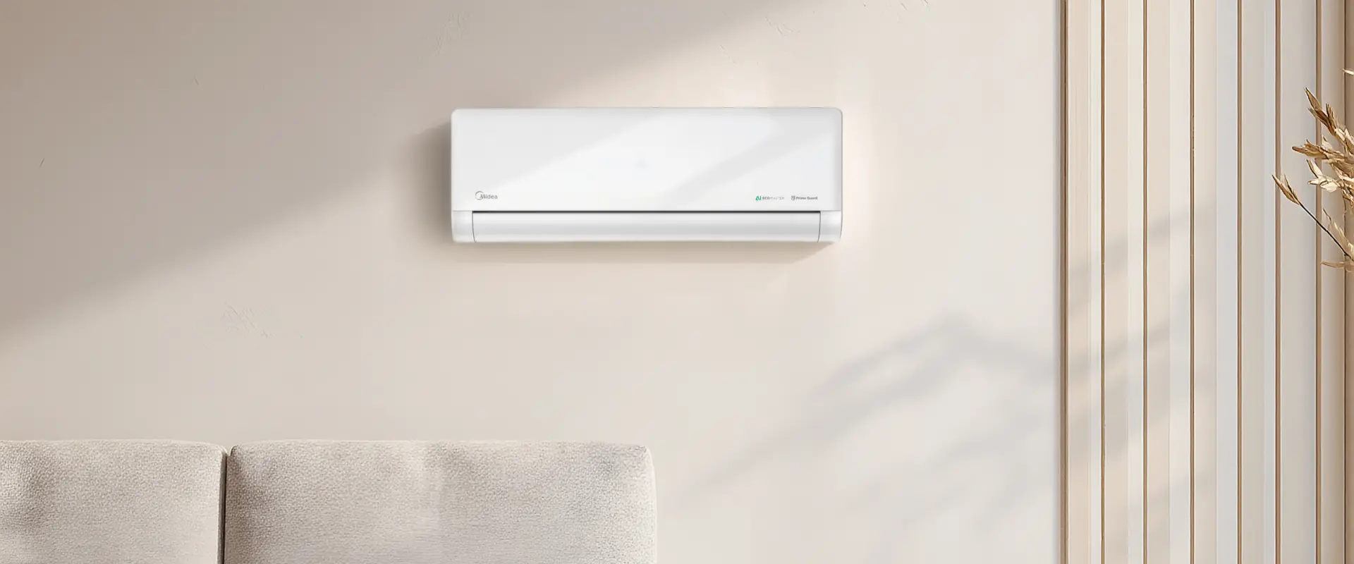 Aire acondicionado Midea residencial en pared